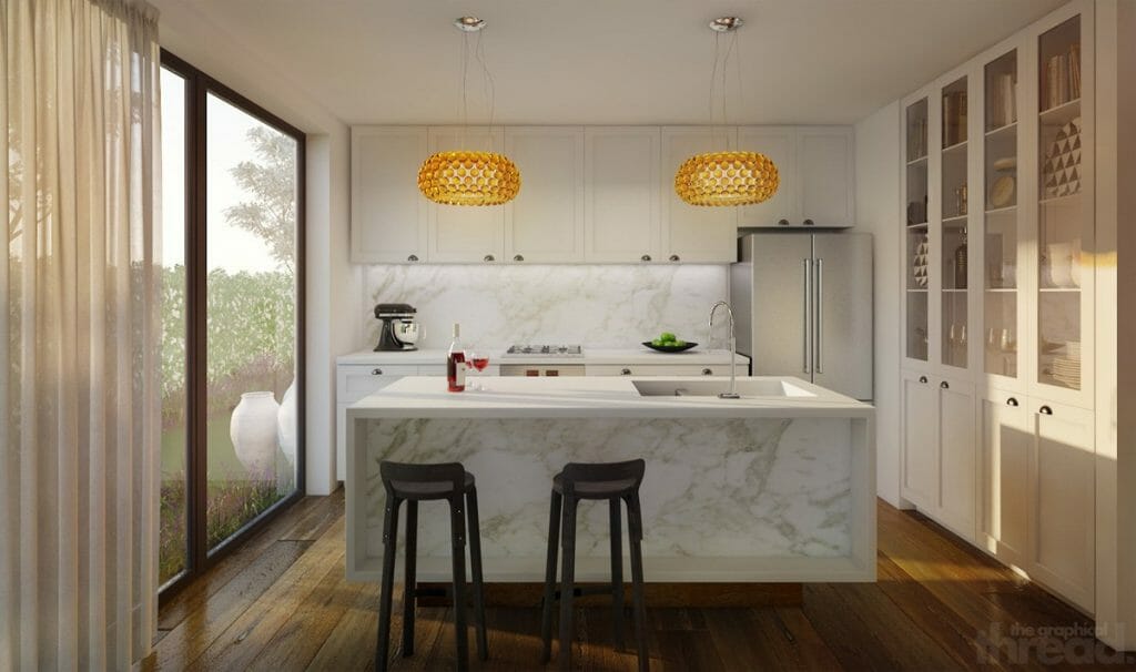 Woodlea: Interior Kitchen (Option 1)