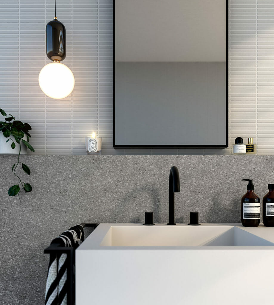 Hampton Court, Glen Waverley - 3d Bathroom Vignette